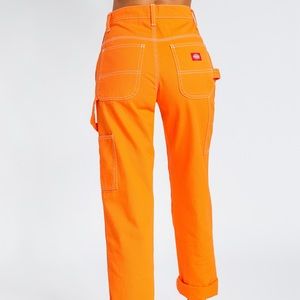 Dickies Girl orange carpenter pants